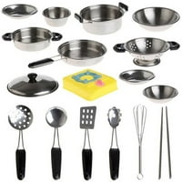 Küchenset Pan Set for Children/'s Kitchen Play Kitchen Accessories 13 PIECES POT WATER BOILER